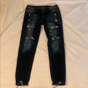 Stretchy Destroyed Skinny Jeans